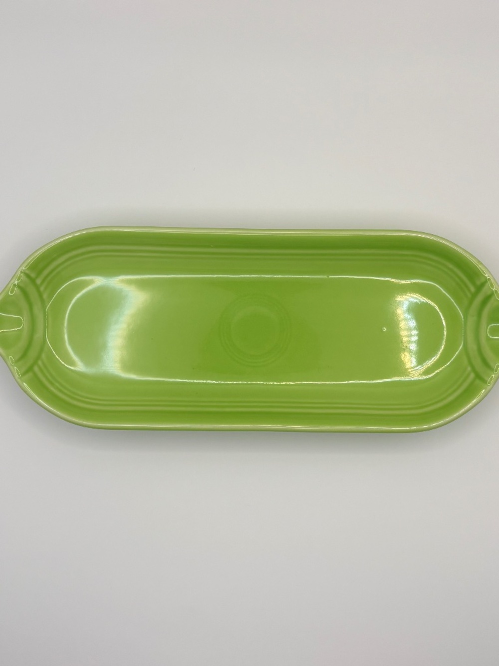 Fiesta Lemongrass Appetizer Tray 9.5" Relish Utility Dish HLC USA Retired